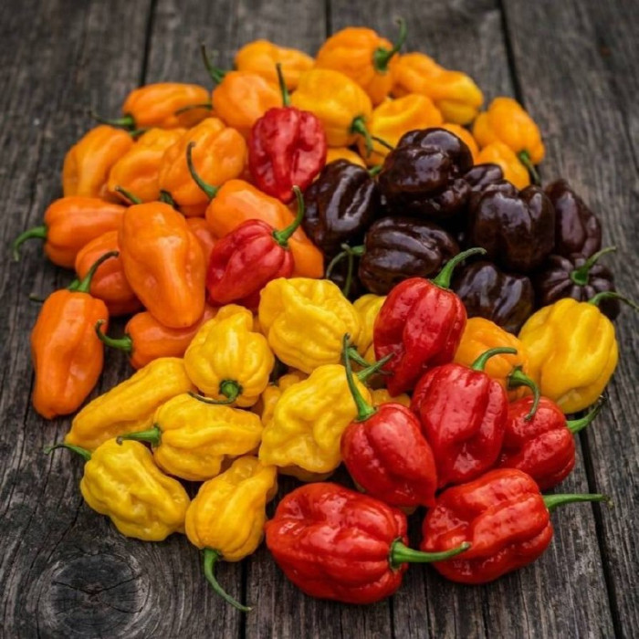 Набор острых перцев сорта Habanero 1 кг