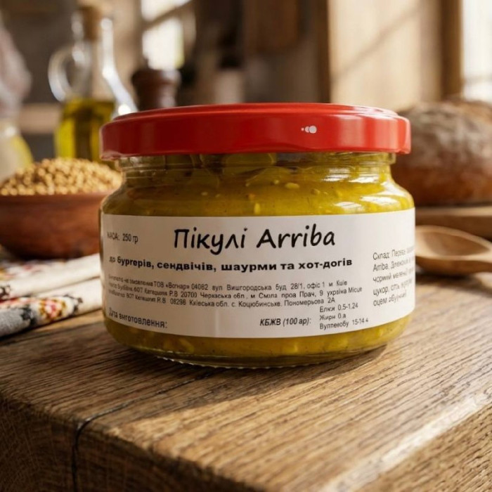 Мариновані кільцями пікулі Arriba