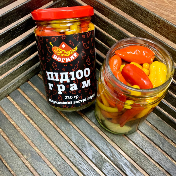 "Під 100 грам" гострий маринований перець
