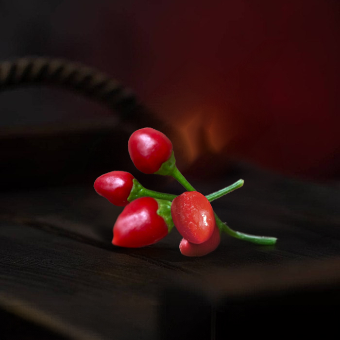 Chilli Wild Chiltepin Hot Pepper Red свіжий перець